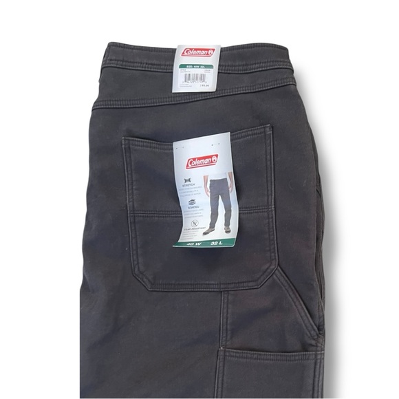 NWT Coleman Stretch Fleece Lined Utility Pants 40Wx 32L - Picture 1 of 9